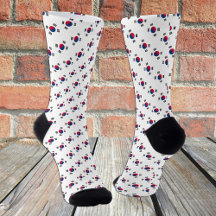Südkoreanische Socken, patriotische koreanische Fl