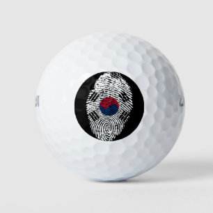 Südkoreanische Touch-Fingerabdruckflagge Golfball