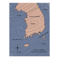 Südkoreanische Wettervorhersage