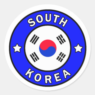 Südkoreanischer Aufkleber