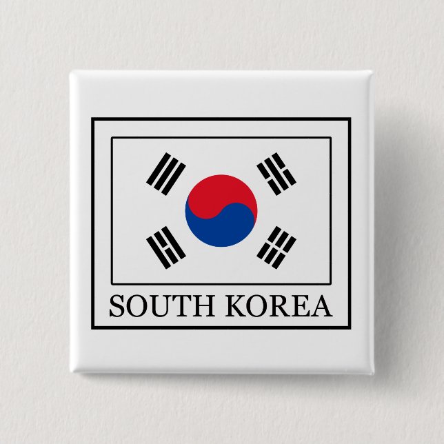 Südkoreanischer Button (Vorderseite)