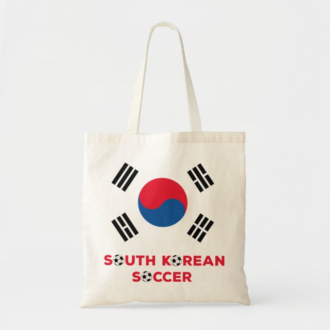 Südkoreanischer Fußball Tragetasche (Vorne)