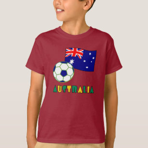 Südkoreanischer Fußball und Flagge T-Shirt