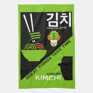 Südkoreanischer Kimchi Geschirrtuch