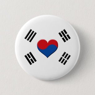 Südkoreanisches Herz Button