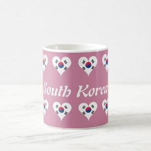 Südkoreanisches Herz Kaffeetasse