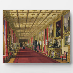 Südkorridor, Windsor Castle, 1838 (Chromolitho) Fotoplatte