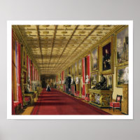 Südkorridor, Windsor Castle, 1838 (Chromolitho)
