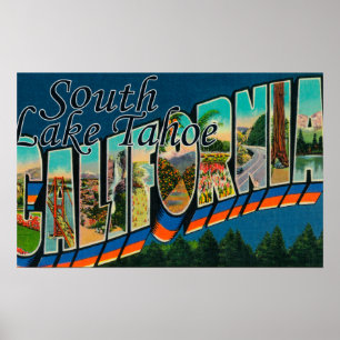 Südlake tahoe, Kalifornien Poster