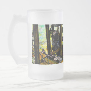 Südlich des Himmels, westlich der Hölle Mattglas Bierglas