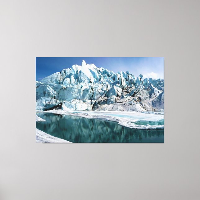 Südlich des Matanuska-Gletschers in Alaska Leinwanddruck (Vorderseite)
