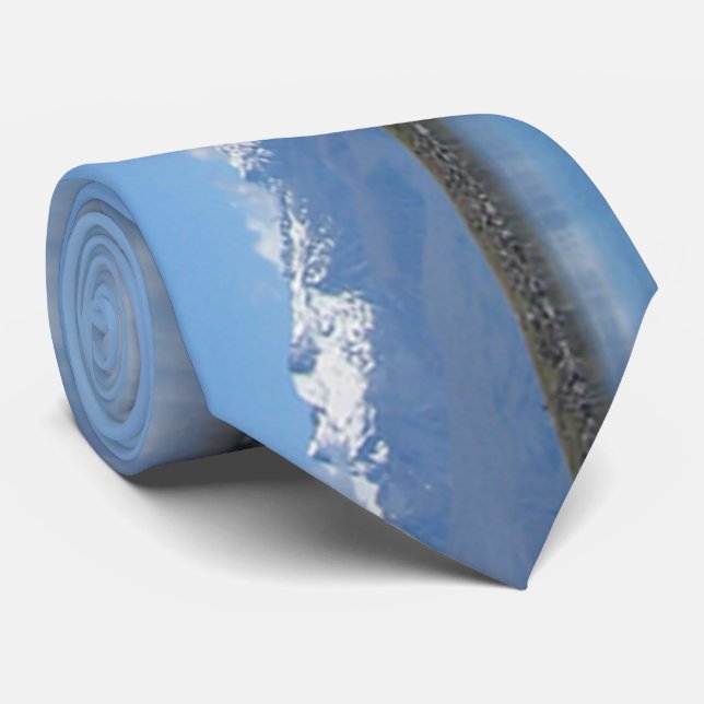 Südliche Alpen, Neuseeland Krawatte (Gerollt)