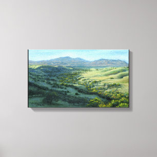 Südliche Ansicht-" Leinwand-Druck "Berg-Diablos Leinwanddruck