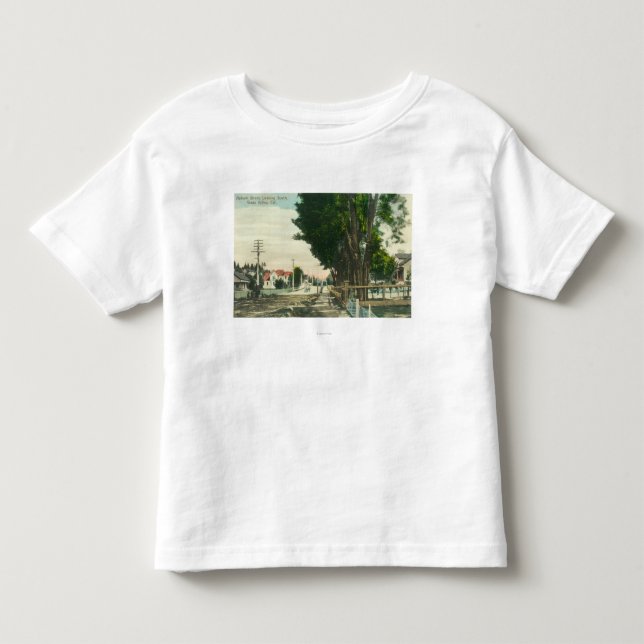 Südliche Ansicht von der kastanienbraunen Straße Kleinkind T-shirt (Vorderseite)