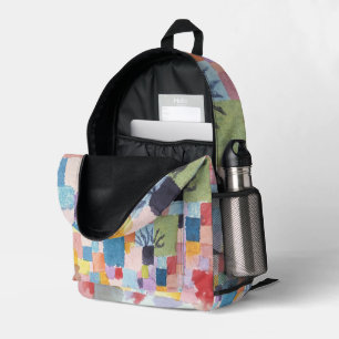 Südliche Gärten von Paul Klee Bedruckter Rucksack