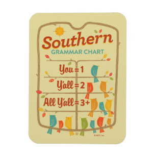 Südliche Grammatik Magnet