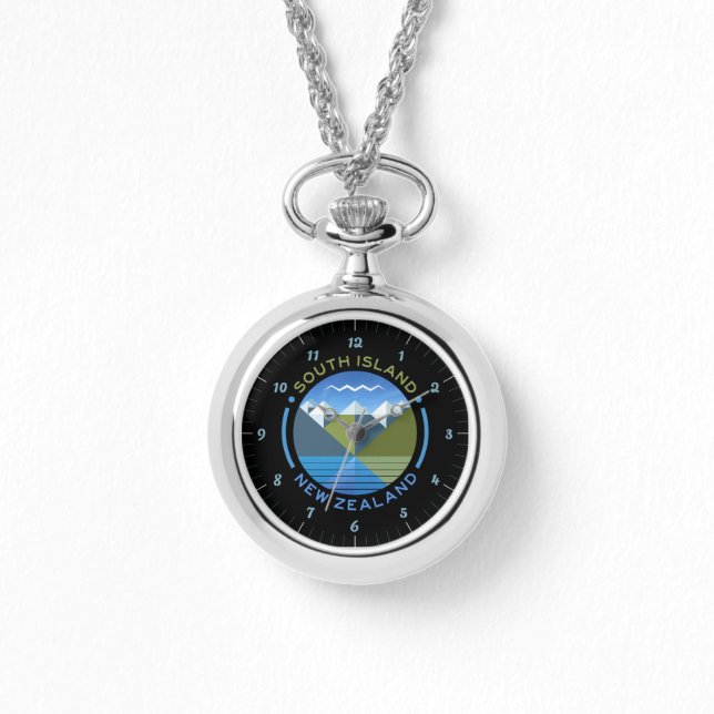 SÜDLICHE INSEL - NEUSEELAND ARMBANDUHR (Vorderseite)