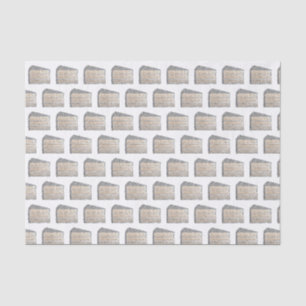 Südliche Kokosnuss Zuckerguss Schicht Kuchen Slice Seidenpapier