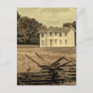 Südliche Landschaft Rustikales Kolonialhaus Postkarte