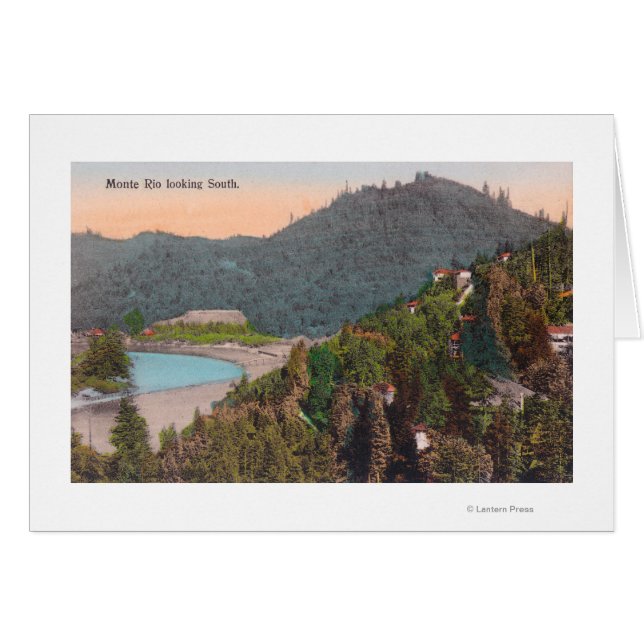 Südliche Luftaufnahme von Monte Rio (Vorderseite (Horizontal))