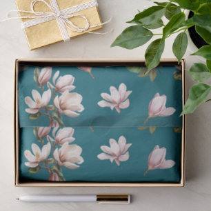 Südliche Magnolienblüten  Seidenpapier