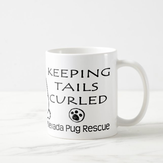 Südliche Nevada-Mops-Rettungs-Tasse Kaffeetasse (Rechts)