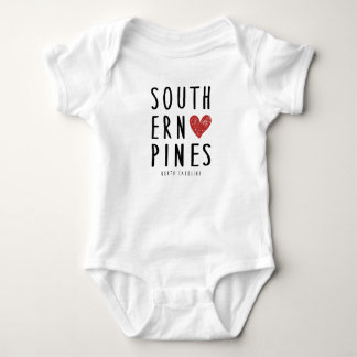 Südliche Pines North Carolina Baby Outfit Geschenk Baby Strampler