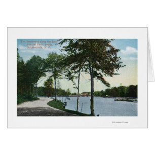 Südliche Sicht auf den Central Park und den See