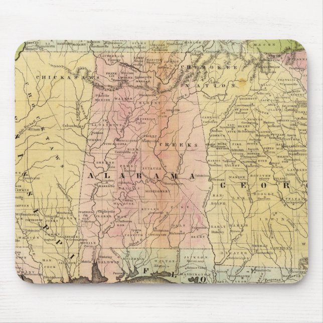 Südliche Staaten Mousepad (Vorne)