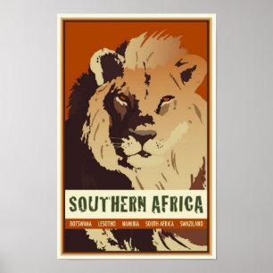 Südlicher Afrika Poster