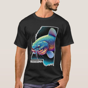 Südlicher Angler Mississippi Catfish Fishermen Mag T-Shirt