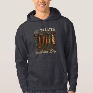 Südlicher Jungen-Angler Rustikale Jagd Hoodie
