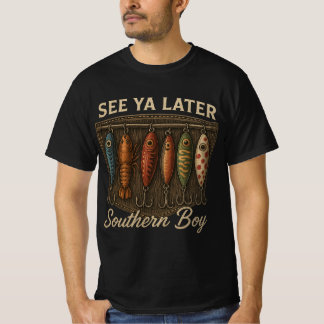Südlicher Jungen-Angler Rustikale Jagd T-Shirt