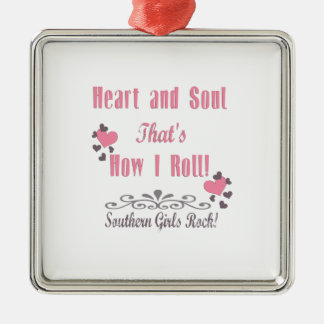 Südlicher Mädchen-Felsen Ornament Aus Metall