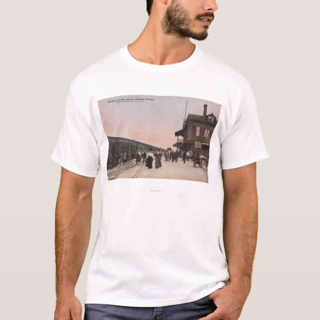 Südlicher pazifischer Bahnhof T-Shirt (Vorderseite)