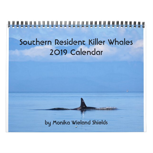 Südlicher Residentkalender des Killerwal-2019 Kalender (Titelbild)