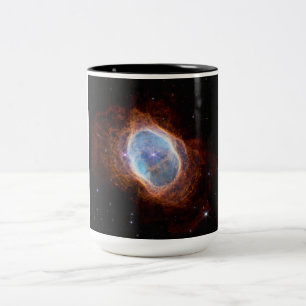 Südlicher Ringnebel Weltraum James-Webb-Teleskop Zweifarbige Tasse