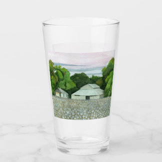 Südlicher Sonnenuntergang Glas