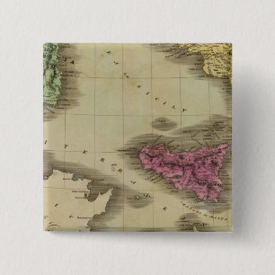 Südlicher Teil Italiens Button