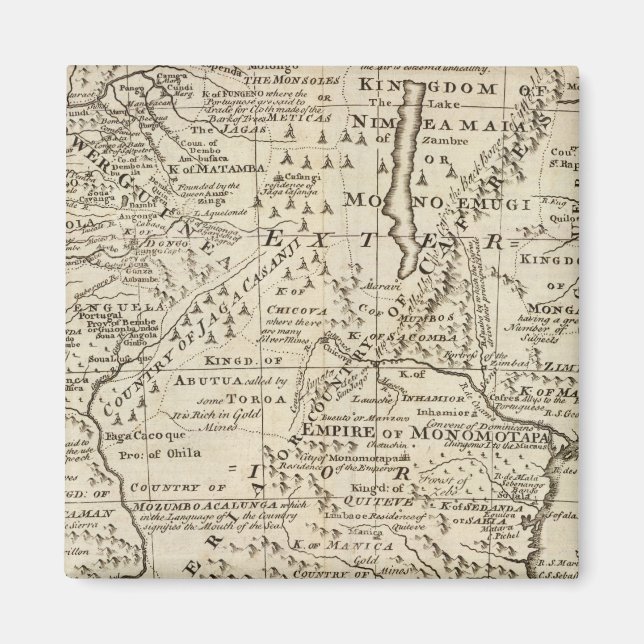 Südliches Afrika 4 Magnet (Vorne)
