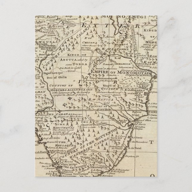 Südliches Afrika 4 Postkarte (Vorderseite)