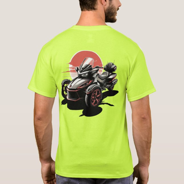 Südliches Bergkapitel - Sonne und Schatten T-Shirt (Rückseite)