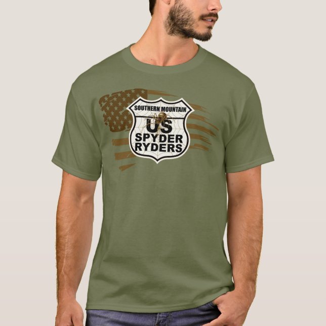 Südliches Gebirgskapitel - Gebirgsflagge T-Shirt (Vorderseite)