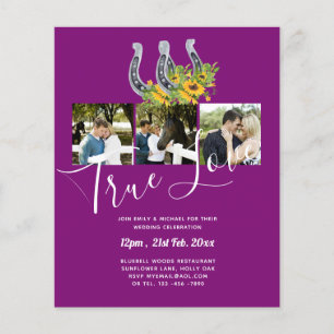 Südliches Land - Rustikales Foto - Hochzeit Flyer