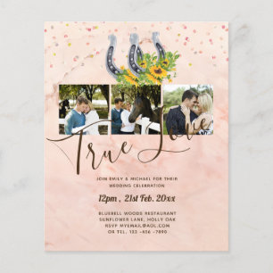 Südliches Land - Rustikales Foto - Hochzeit Flyer
