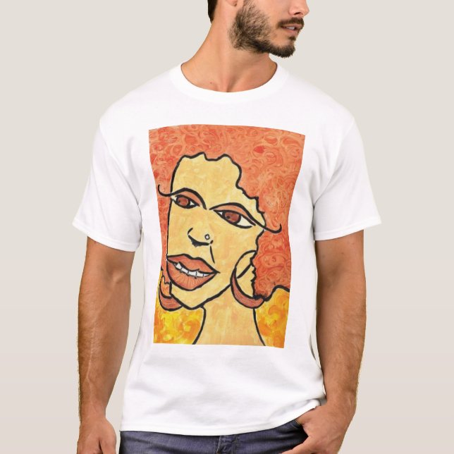 "Südliches Mädchen " T-Shirt (Vorderseite)