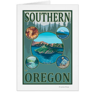 Südliches OregonScenic Reise-Plakat