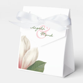 Südmagnolische Blume Hochzeit | Rosa und Weiß Geschenkschachtel