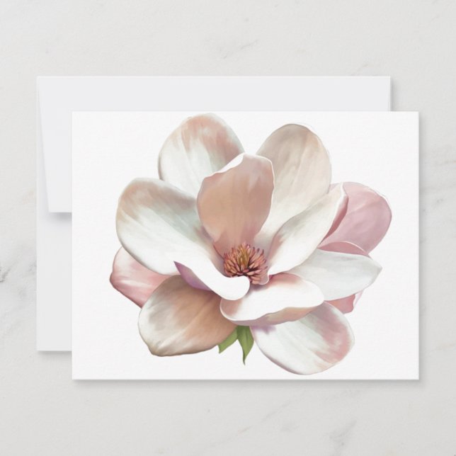 Südmagnolische Flachbildschirm Mitteilungskarte (Vorderseite)