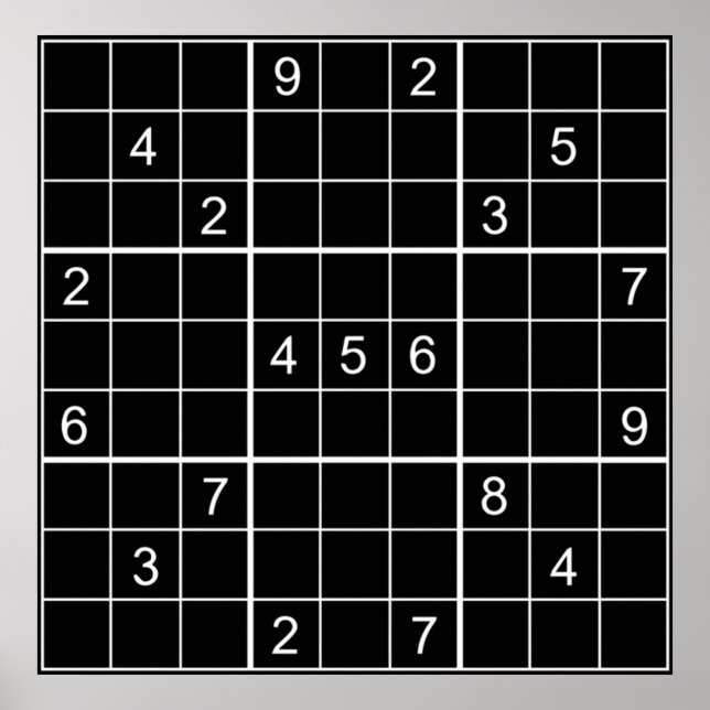 Sudoku Game Poster (Vorne)